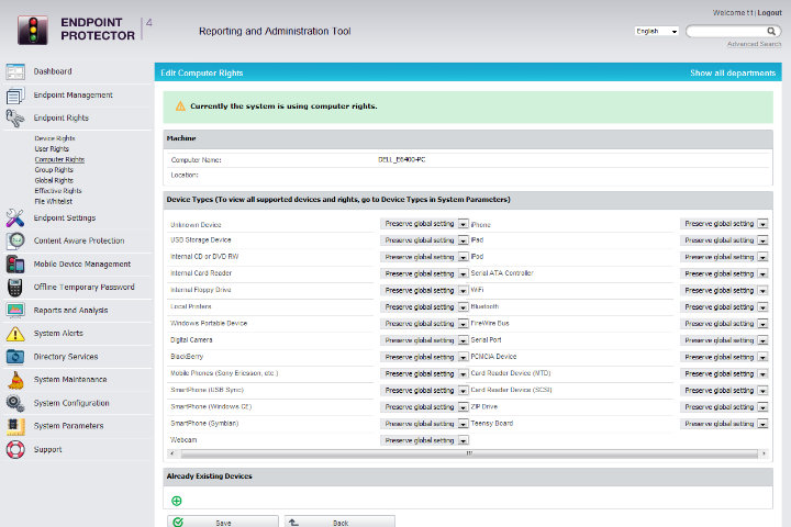 Device Control/ Schnittstellensicherheit (DC)