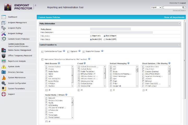 Content Aware Protection (CAP)